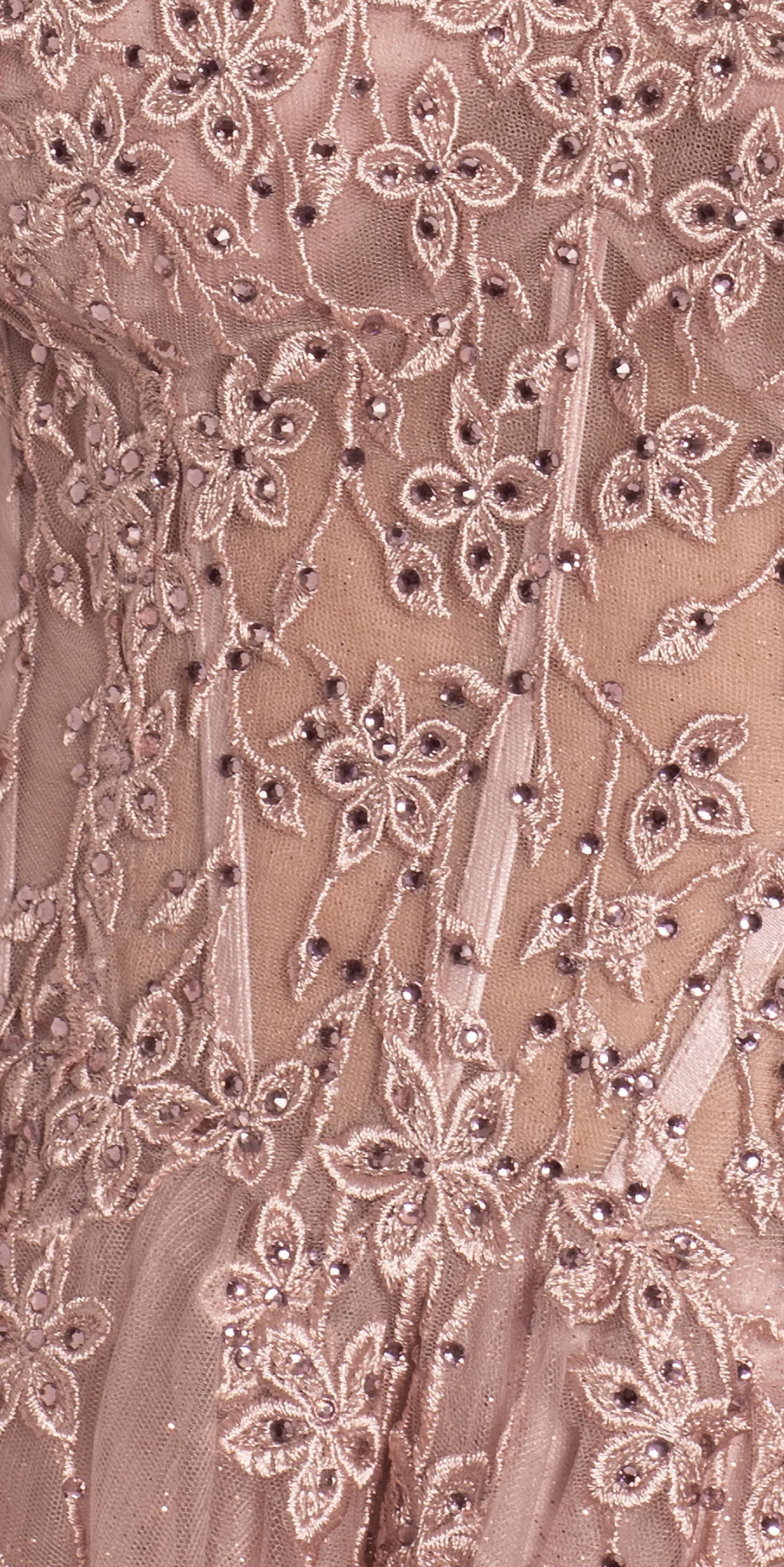 rose/size/4/missy/Camille La Vie/Off the Shoulder Embroidered Tulle Ballgown /swatch