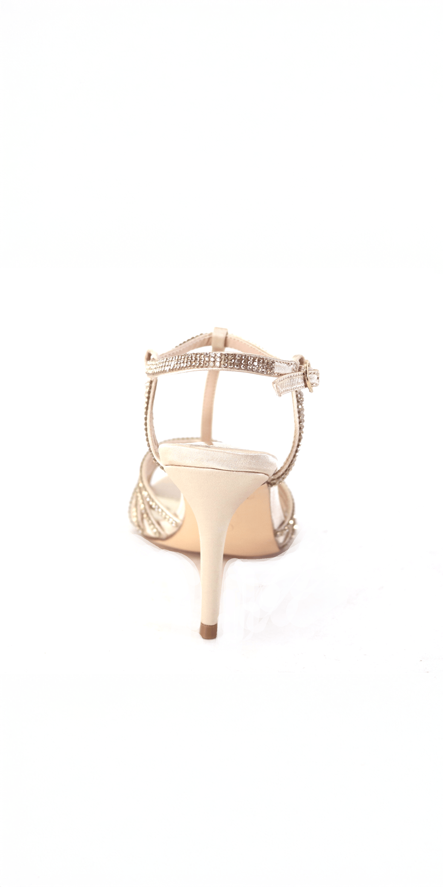 nude/size/6/Camille La Vie/Satin Rhinestone Strappy High Heel Sandal /back