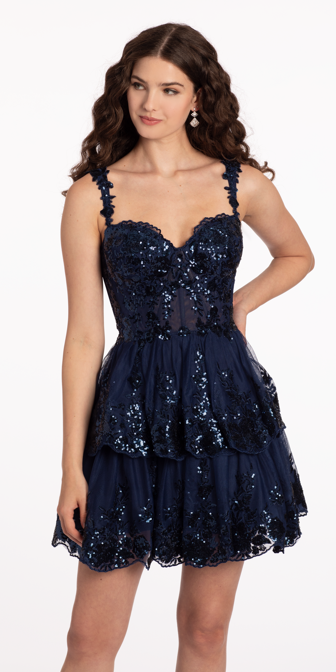 Blue Homecoming Dresses - Camille La Vie