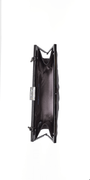 Pleated Satin Handbag with Rhinestone Detail - Camille La Vie