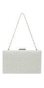 Camille La Vie Pearl and Satin Handbag with Metal top Closure