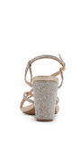 Nicky 10 Mid Heel Rhinestone Block Heel Sandal - Camille La Vie