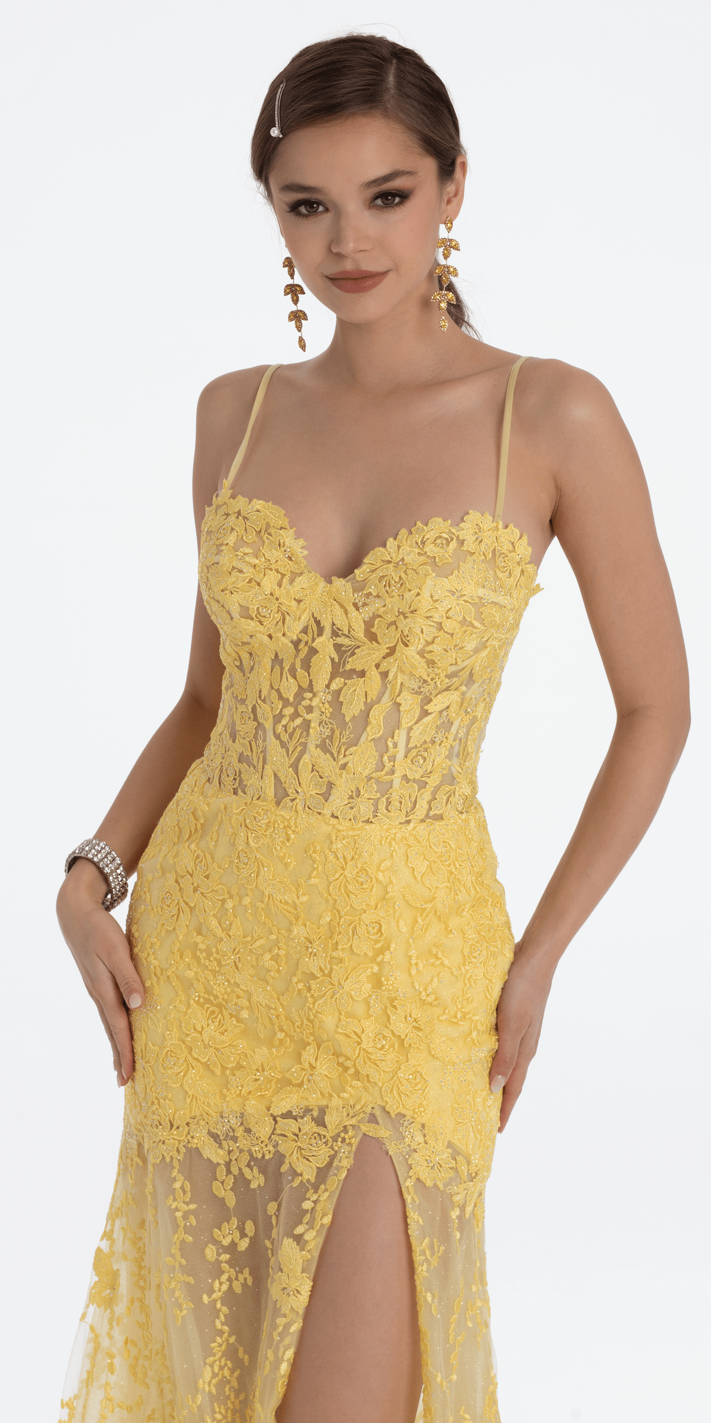Embellished Sweetheart Corset Mini Dress - Camille La Vie