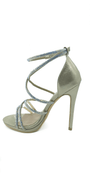 Strappy Rhinestone High Heel Sandal - Camille La Vie