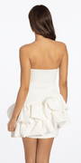 Strapless Scuba Two Tiered Bubble Dress - Camille La Vie