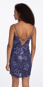Camille La Vie Strappy Back Beaded Bodycon Dress