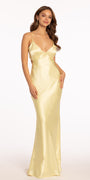 Satin Slip Tie Back Dress - Camille La Vie