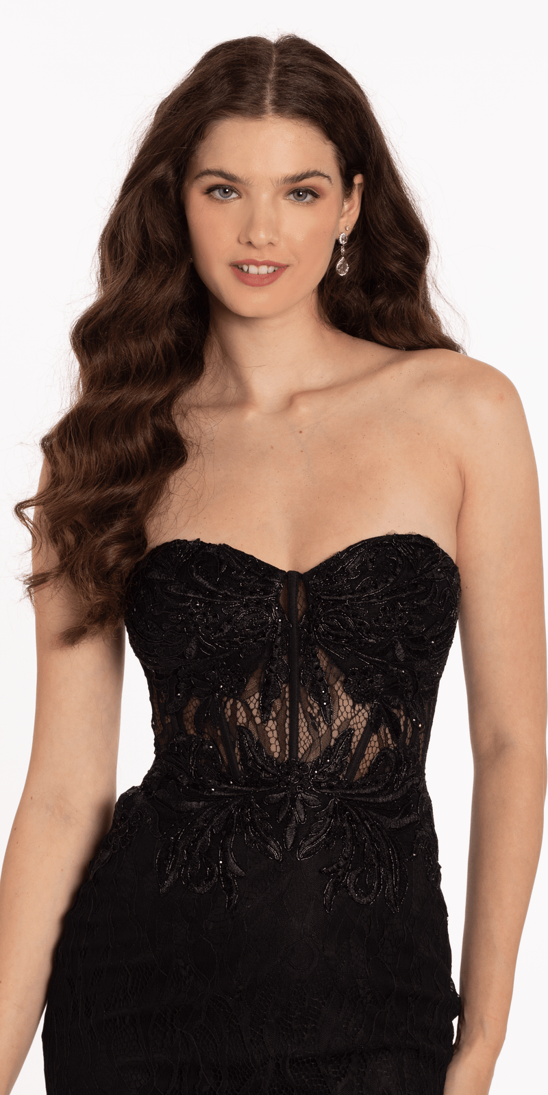 Lace Sweetheart Corset Bodycon Dress - Camille La Vie