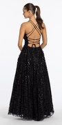Glitter Illusion Sweetheart Corset Ballgown with Pockets - Camille La Vie