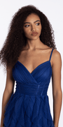 royal-blue/size/4/missy/Camille La Vie/Sweetheart Glitter Mesh Corset High Low Dress/closeup alt