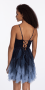 navy/size/4/missy/Camille La Vie/Ombre Glitter Mesh Empire Fit and Flare Dress/back
