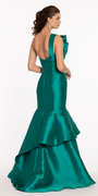 Mikado Origami One Shoulder Mermaid Dress - Camille La Vie