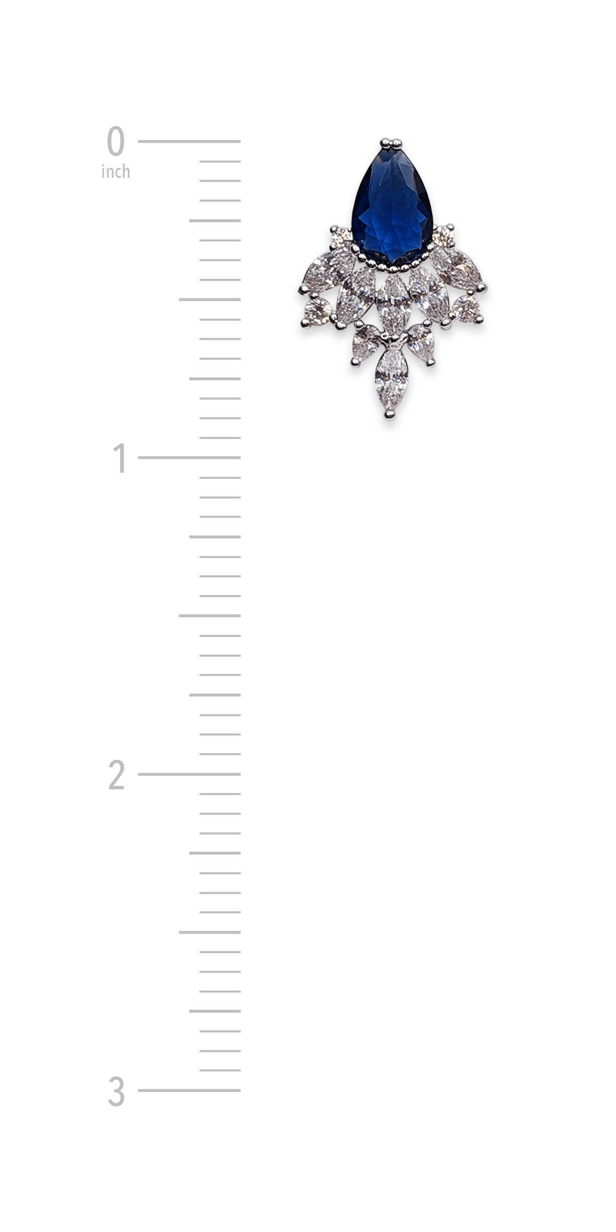 Camille La Vie Rhinestone Cluster Teardrop Earrings