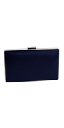 navy/no size/Camille La Vie/Rhinestone Handbag with Metal Top Closure /back 1