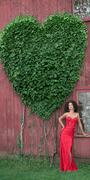 red/size/4/missy/Camille La Vie/Satin Stone Encrusted Strapless Sweetheart Corset Column Dress with Side Ruching /lifestyle 2