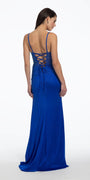 Stretch Jersey Heatset Lace Up Back Dress - Camille La Vie