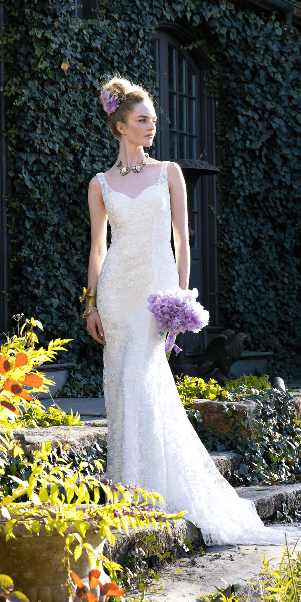Embellished Sweetheart Tulle Trumpet Dress - Camille La Vie
