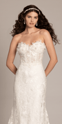 ivory/size/4/missy/ Camille La Vie/Sweetheart 3D Embellished Lace Corset Mermaid Dress /front alt 2