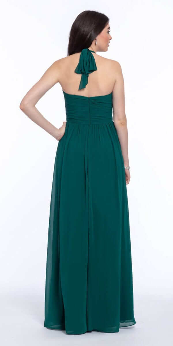 Tie Neck Halter Dress - Plus - Camille La Vie