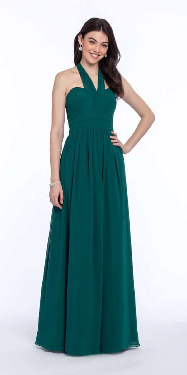 Tie Neck Halter Dress - Missy - Camille La Vie