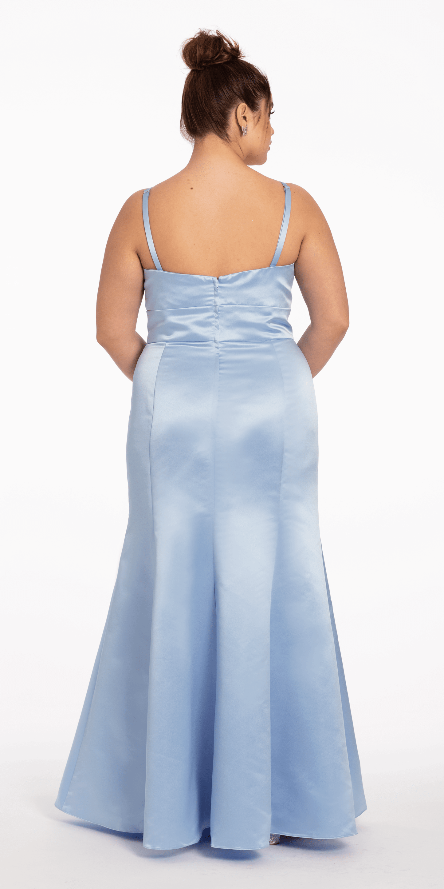 Satin Mermaid Sweetheart Dress - Missy - Camille La Vie