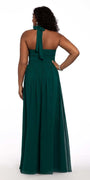 Tie Neck Halter Dress - Plus - Camille La Vie
