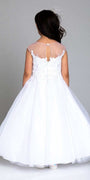 3D Embroidered Flower Tulle Dress - Camille La Vie