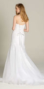 ivory/size/4/ missy/Camille La Vie/Sweetheart Embroidered Trumpet Dress with Tulle Godets/back