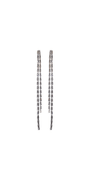 Baguette Extra Long Double Strand Earrings - Camille La Vie