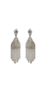 Multi Strand Rhinestone Dome Earrings - Camille La Vie