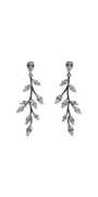 Camille La Vie Rhinestone Multi Branch Drop Earrings silver