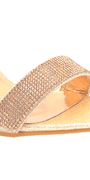 champagne/size/6/Camille La Vie/Caroi Rhinestone Mid Heel Zip Back Ankle Strap Sandal /close up