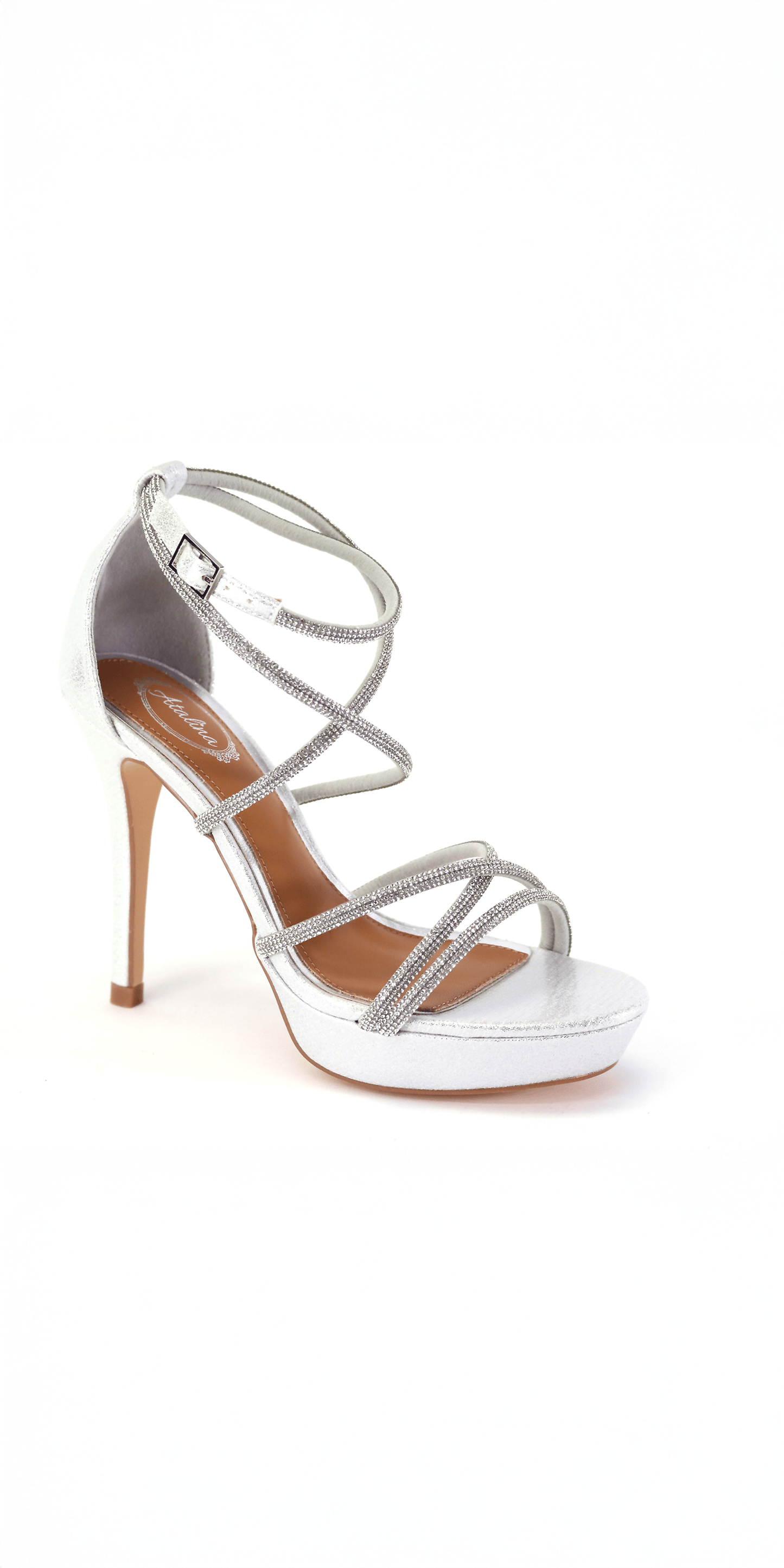 silver/size/6/ Camille La Vie/Satin Crossover Rhinestone Strap Platform Sandal /side alt