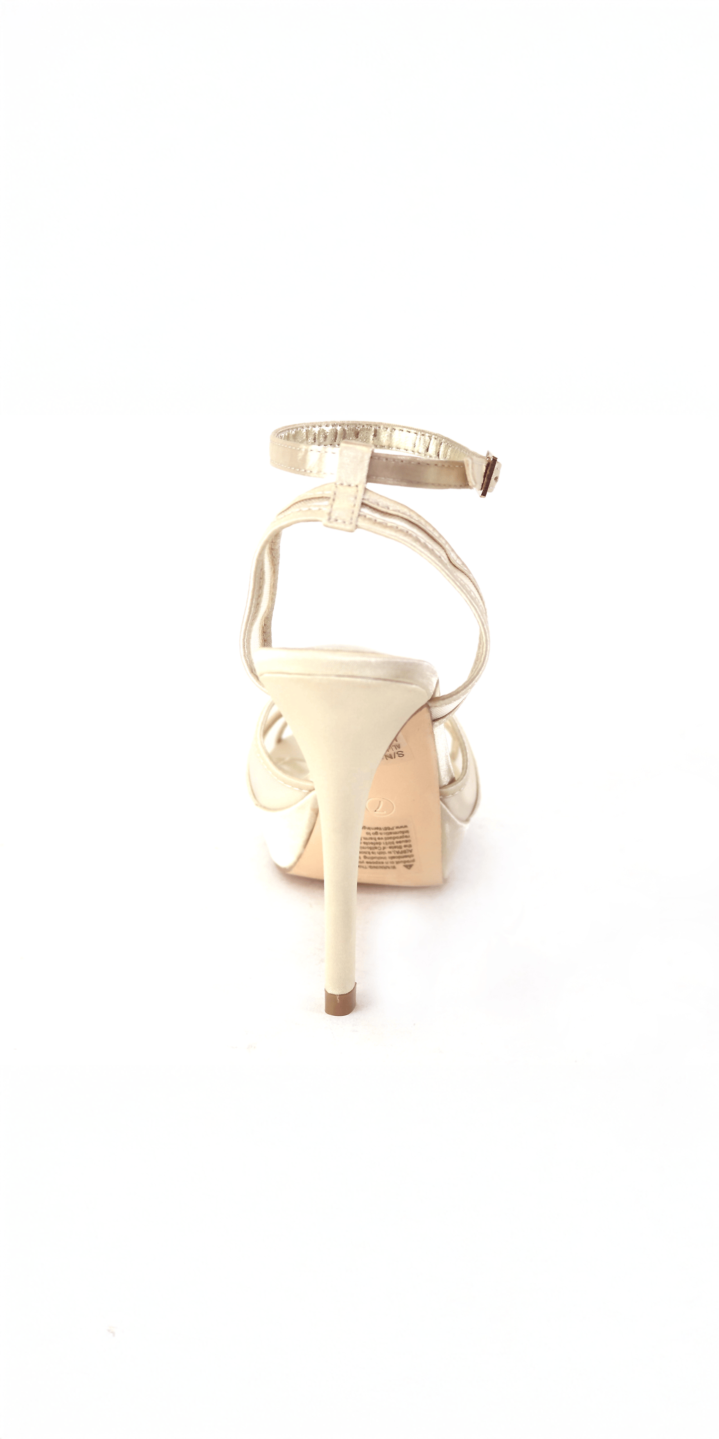 nude/size/ 6/ Camille La Vie/Mesh Satin Criss Cross Strap Platform Stiletto Sandal/back