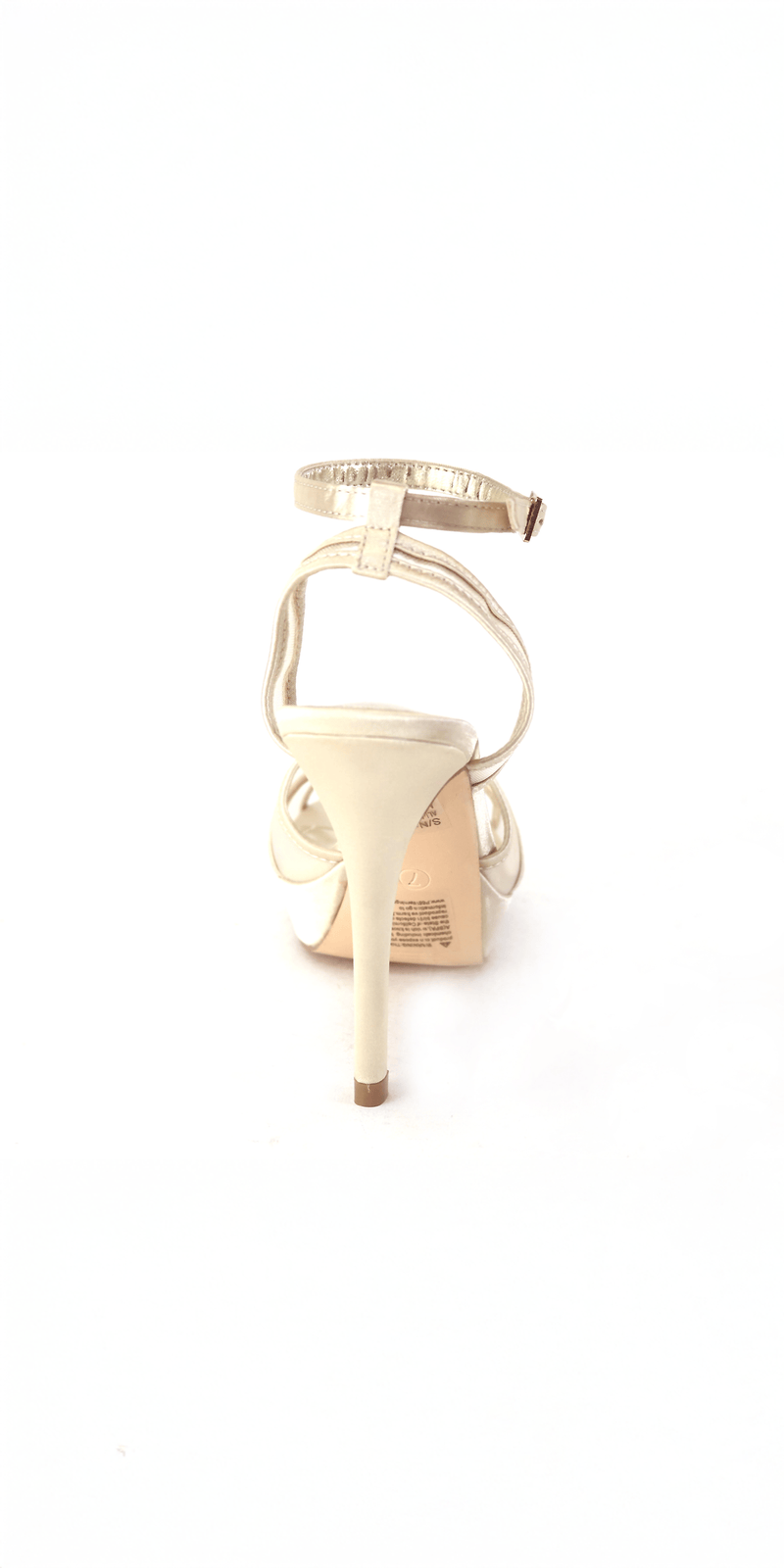 nude/size/ 6/ Camille La Vie/Mesh Satin Criss Cross Strap Platform Stiletto Sandal/back