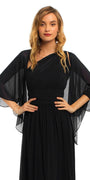 Chiffon Convertible Cape - Camille La Vie