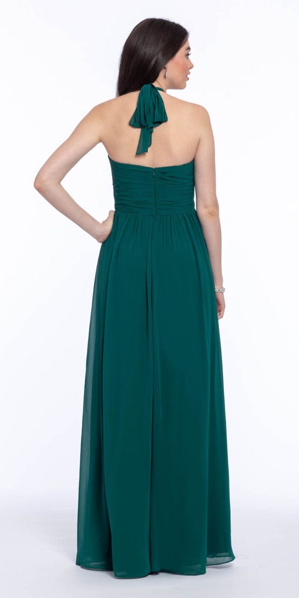 Tie Neck Halter Dress - Petite - Camille La Vie